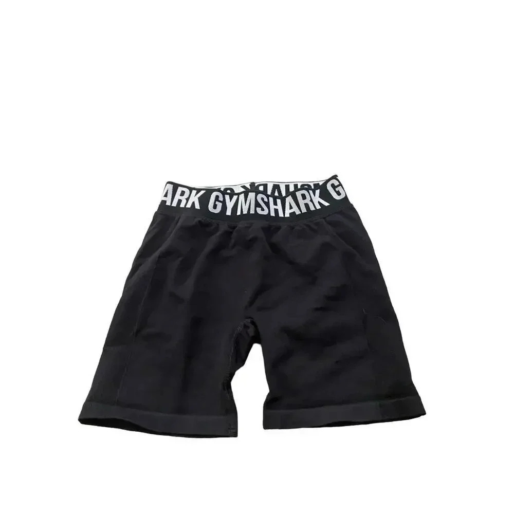 Gymshark Black Elastic Waist Seamless Flex Cycling Short Size small